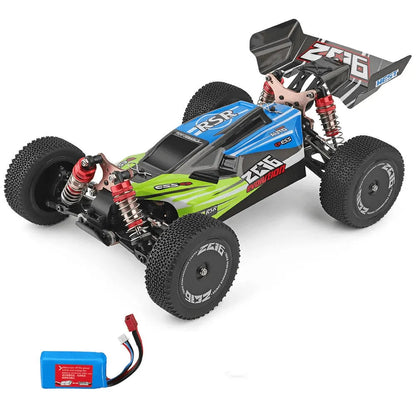 1/14 2.4G 4WD High Speed Racing RC Car Vehicle Models 60km/h One Battery