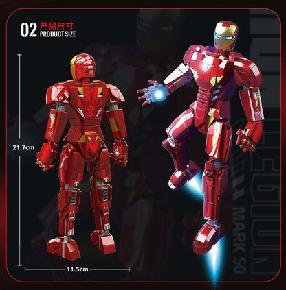 Iron Man Legion Lego Toy 550+ Lego - Mark - 3