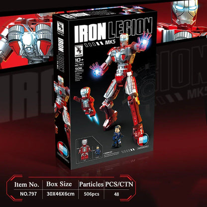 Iron Man Legion Lego Toy Mark - 5 (NX.L-8)