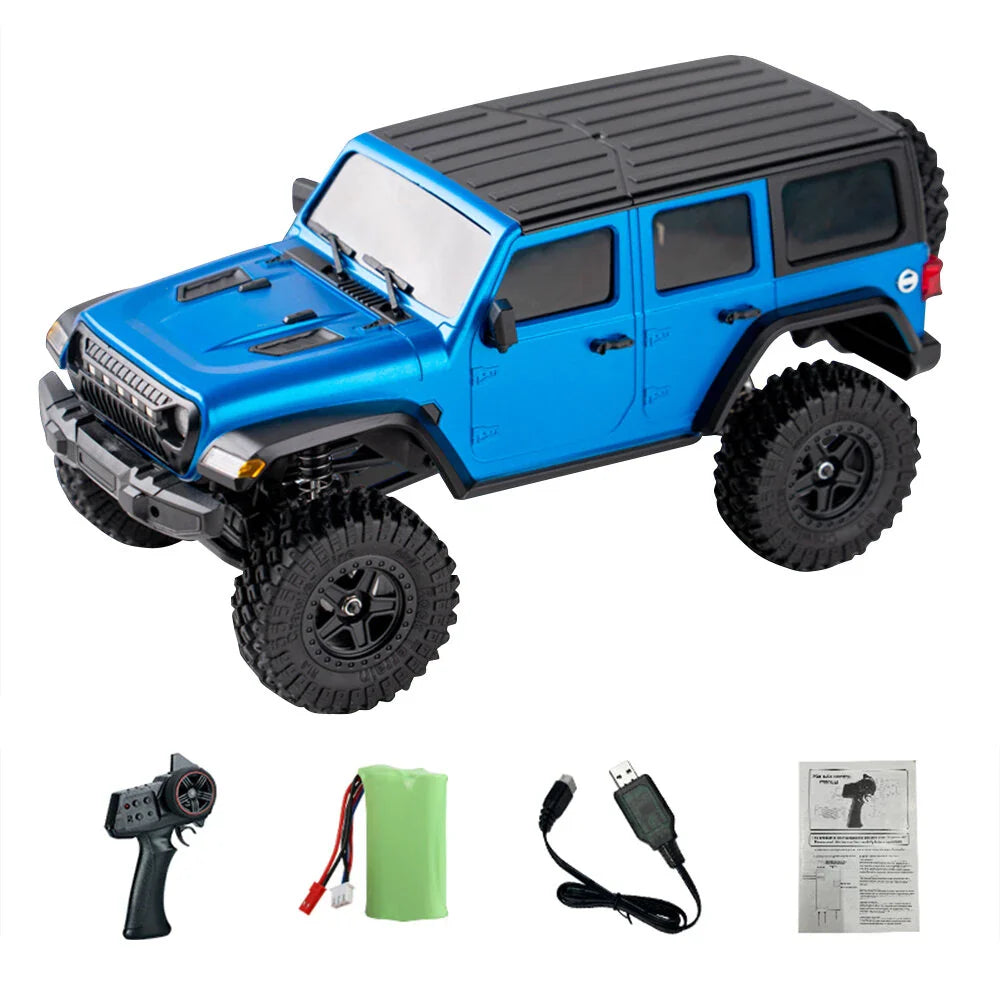 1/18 4WD RC Rock Crawler Truck with LED Lights