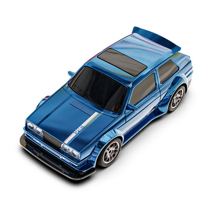 1/43 RC Drift Car - 4WD Full Proportional with Gyro, LED Lights, Replaceable Battery