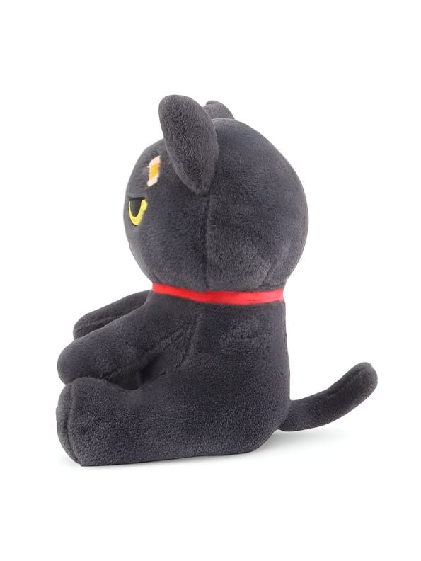 Grey - KawaiiCat Plush Doll – Soft Stuffed Animal Toy & Cute Home Decoration 8 inch - MS14523.