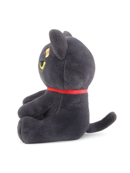 Grey - KawaiiCat Plush Doll – Soft Stuffed Animal Toy & Cute Home Decoration 8 inch - MS14523.