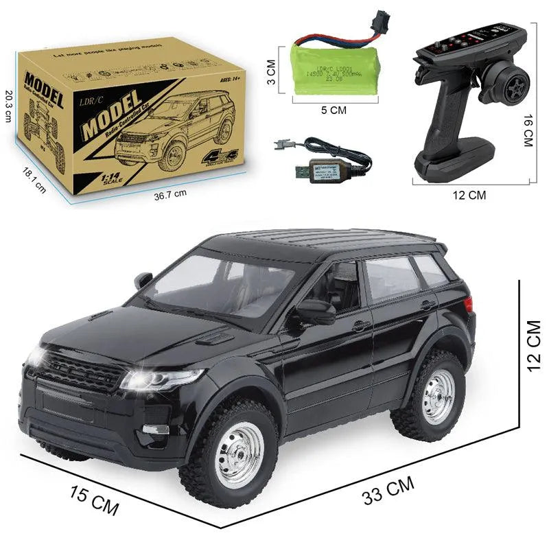RTR 1/14 2.4G 4WD RC Car Off-Road Climbing Truck LED Light Full Proportional Vehicles