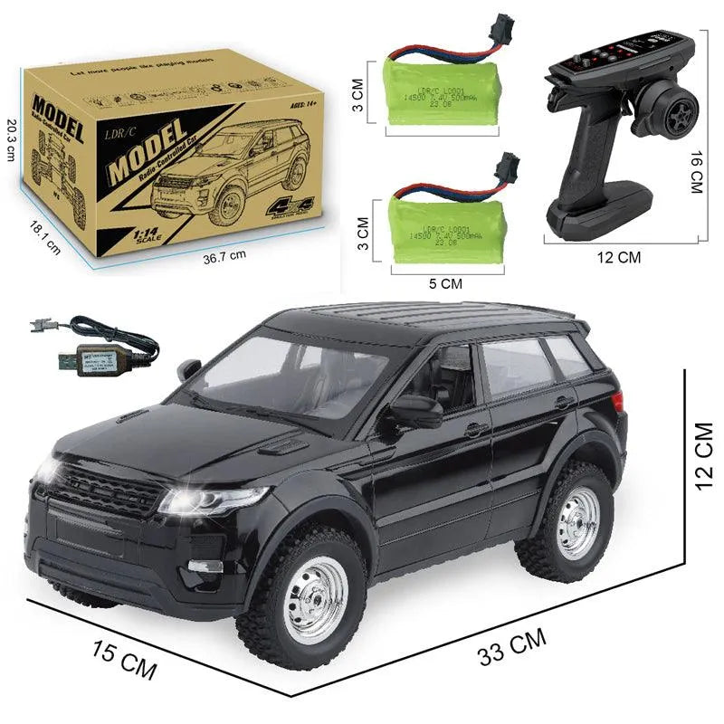 RTR 1/14 2.4G 4WD RC Car Off-Road Climbing Truck LED Light Full Proportional Vehicles