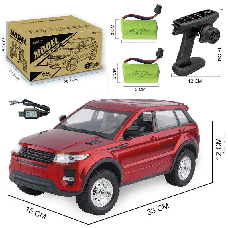 RTR 1/14 2.4G 4WD RC Car Off-Road Climbing Truck LED Light Full Proportional Vehicles