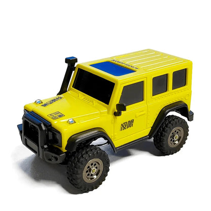 LDARC X43 Mini Rock Crawler - 1/43 Scale Full-Time 4WD RC Car, RTR Desktop Off-Roader