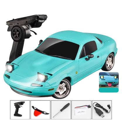 2025 RC Drift Car RTR RWD Gyro  1/18 Mazda with 1500mAh Battery LED Lights Alloy Body