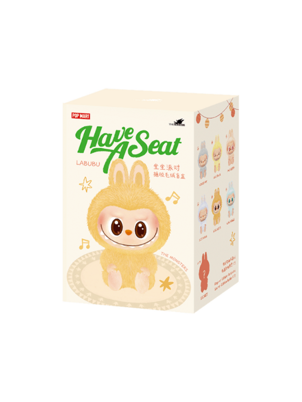 Dada - Have A Seat Series - Official Authentic Barcoded Pop Mart Labubu Vinyl Plush