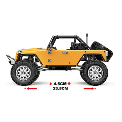 1/12 Scale RC Car High-Torque 3650 Brushless BLDC Motor Aluminum Shell, Yellow