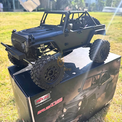 1/12 Scale RC Car High-Torque 3650 Brushless BLDC Motor Aluminum Shell, Black