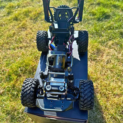 1/12 Scale RC Car High-Torque 3650 Brushless BLDC Motor Aluminum Shell, Black