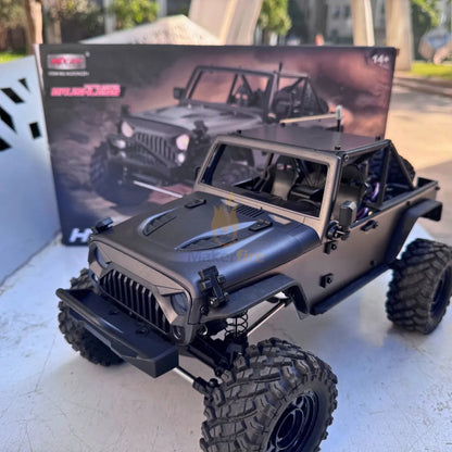 1/12 Scale RC Car High-Torque 3650 Brushless BLDC Motor Aluminum Shell, Black