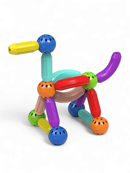 Magnetic Sticks Balls Sets 3D Construction Building Blocks Toys 42 Pcs (NX.L-J-17)