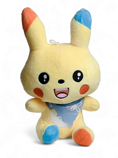 Pikachu Multi color Stuffed Soft Plush Toy - 9 Inch (MS-M-3)