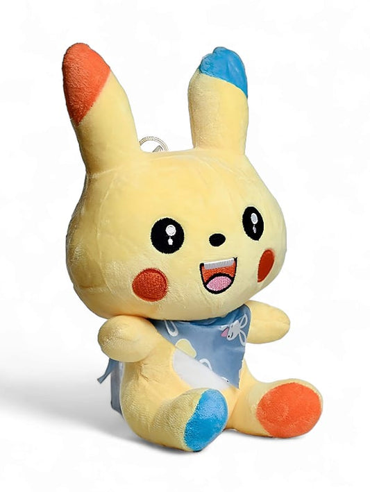 Pikachu Multi color Stuffed Soft Plush Toy - 9 Inch (MS-M-3)