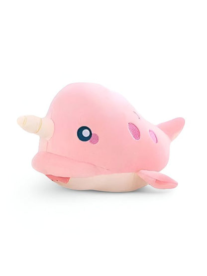Pink - Unicorn Whale - Super Soft Unicorn Fish Whale Plush Soft Toy for Kids Baby Boys Girls 7 inch - MS14580.