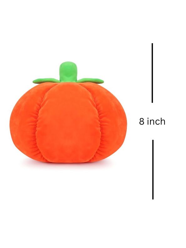PumpkinPal Plush Pumpkin Toy – Halloween Decoration Pillow Cushion for Kids, Toddlers & Children 8 inch - MS9589.