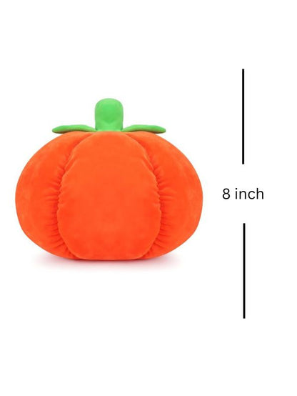 PumpkinPal Plush Pumpkin Toy – Halloween Decoration Pillow Cushion for Kids, Toddlers & Children 8 inch - MS9589.