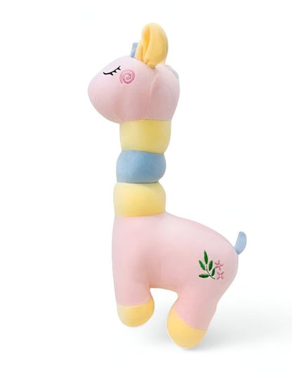 Pink - Rainbow Giraffe Plush Toy – Soft & Huggable Stuffed Animal for Kids & Home Décor 8 inch MS14519.