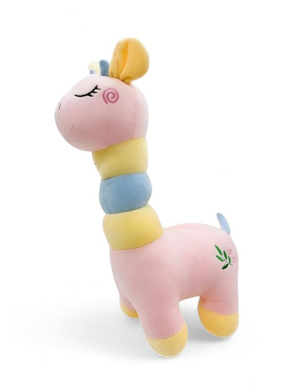 Pink - Rainbow Giraffe Plush Toy – Soft & Huggable Stuffed Animal for Kids & Home Décor 8 inch MS14519.