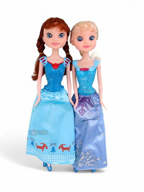 Snow Princess Doll Set of 2 – Elegant Toy Gift for Kids (MS-N-24)