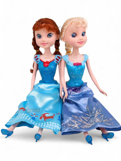Snow Princess Doll Set of 2 – Elegant Toy Gift for Kids (MS-N-24)