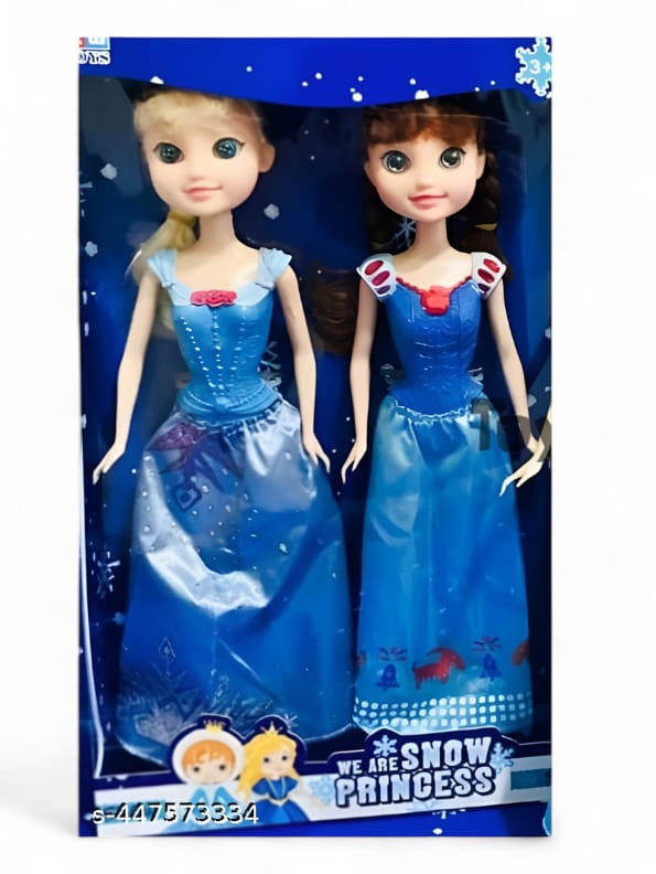 Snow Princess Doll Set of 2 – Elegant Toy Gift for Kids (MS-N-24)