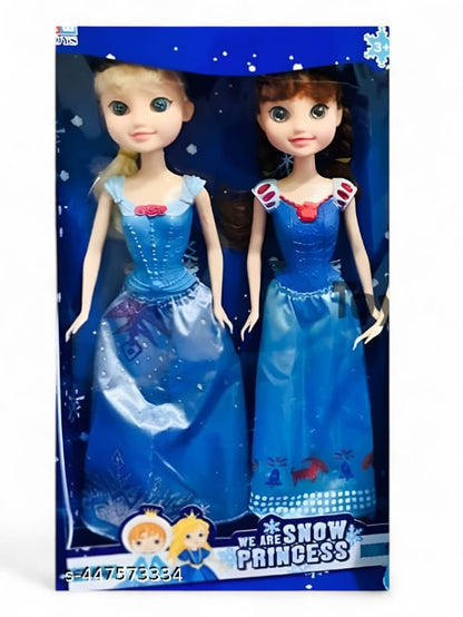 Snow Princess Doll Set of 2 – Elegant Toy Gift for Kids (MS-N-24)