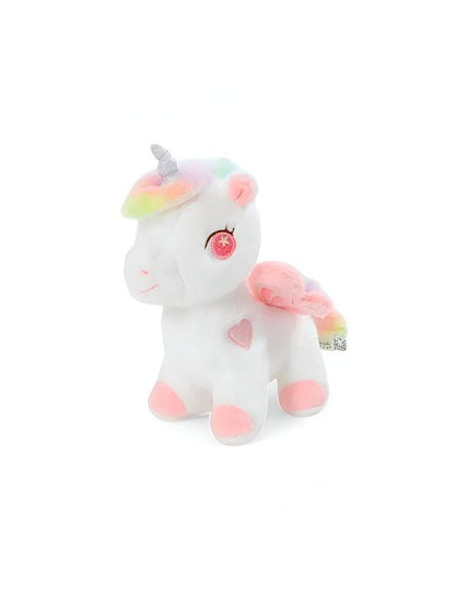 Pink - Soft Unicorn Flying Horse Plush Toy – Adorable & Cuddly Stuffed Animal Gift - MS14563.