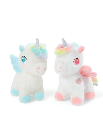 Pink - Soft Unicorn Flying Horse Plush Toy – Adorable & Cuddly Stuffed Animal Gift - MS14563.