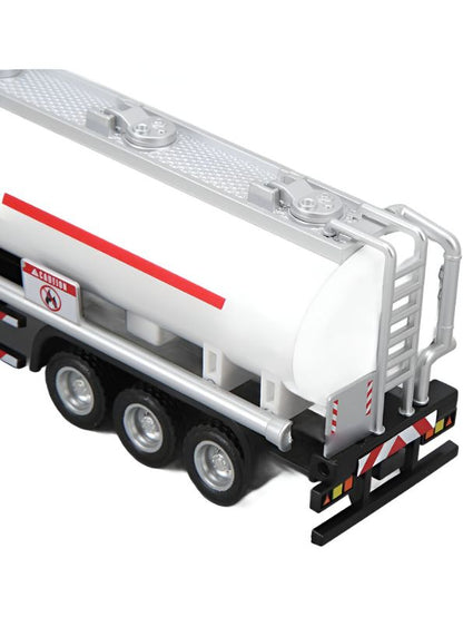 Tanker Truck Gasoline Toy for Kids – Realistic Fuel Transport Truck | Friction Powered, Durable Design - LMI8194.
