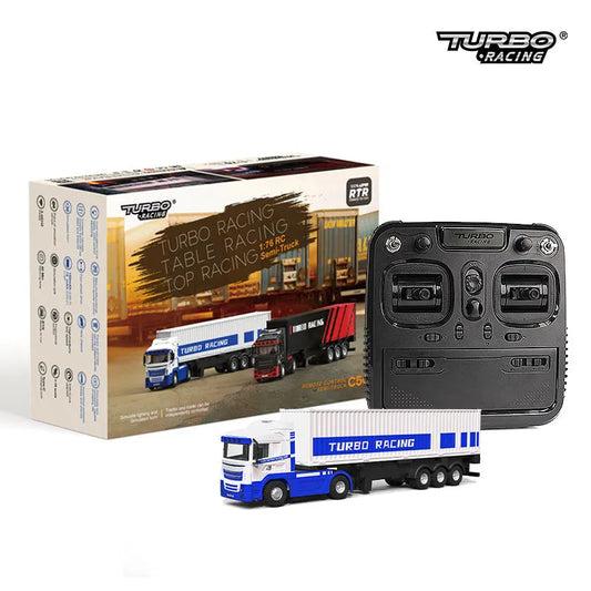 1:76 C50 Remote Control Semi Truck Trailer RC Truck