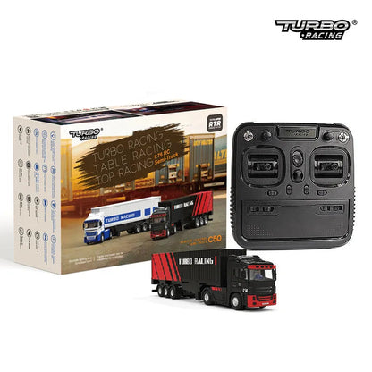 1:76 C50 Remote Control Semi Truck Trailer RC Truck