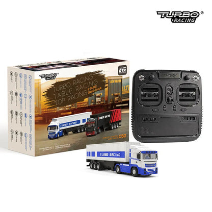1:76 C50 Remote Control Semi Truck Trailer RC Truck