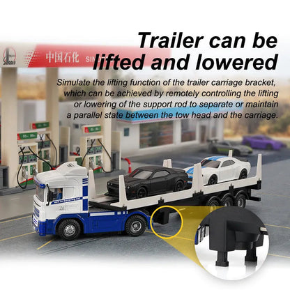 1:76 C50 Remote Control Semi Truck Trailer RC Truck