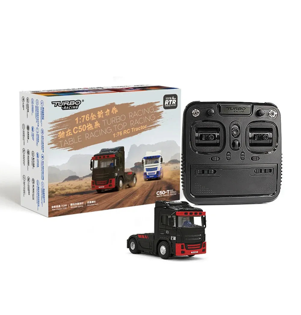1:76 C50 Remote Control Semi Truck Trailer RC Truck