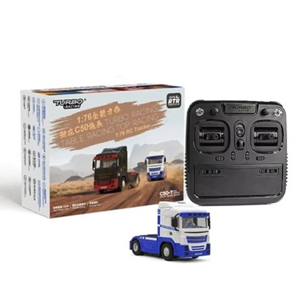 1:76 C50 Remote Control Semi Truck Trailer RC Truck