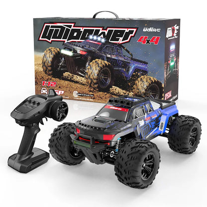 NEW V3 1/12 2.4G 4WD High-Speed Bigfoot RC Car-70KM/H Remote Control Desert Truck