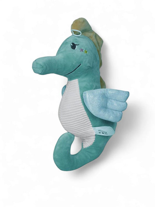 Ultra Soft & Glow Seahorse Plush - blue Luminous Stuffed Toy for Kids | MS-May-21