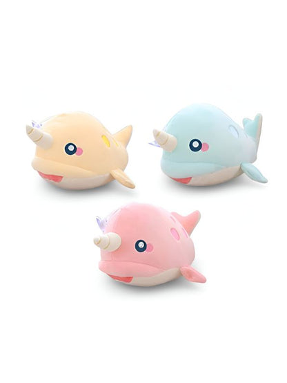 Yellow - Unicorn Whale - Super Soft Unicorn Fish Whale Plush Soft Toy for Kids Baby Boys Girls 7 inch - MS14580.