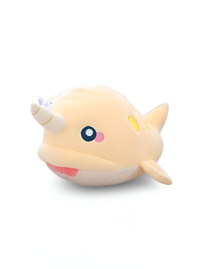 Yellow - Unicorn Whale - Super Soft Unicorn Fish Whale Plush Soft Toy for Kids Baby Boys Girls 7 inch - MS14580.