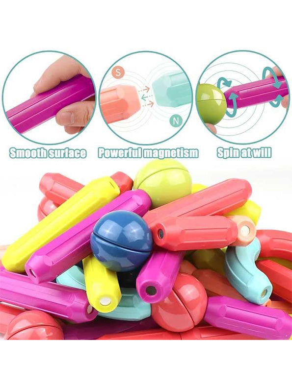 Magnetic Building Sticks Blocks Toys 80 Pcs (NXL-10)