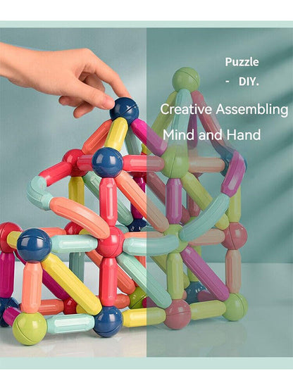 Magnetic Building Sticks Blocks Toys 80 Pcs (NXL-10)