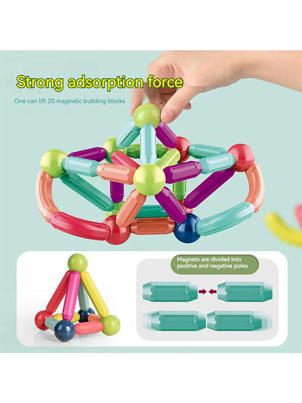 Magnetic Building Sticks Blocks Toys 80 Pcs (NXL-10)