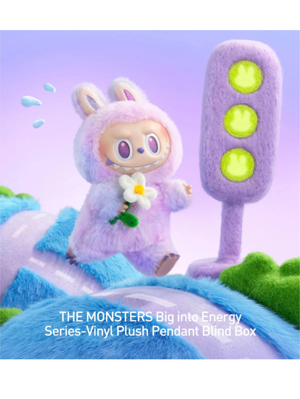 Hope - Official Authentic Barcoded Labubu Plush – Limited‑Edition Fuzzy Bunny‑Eared Monster - Big Into Energy Collection