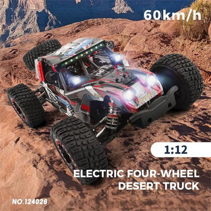 1/12 Scale 4WD RC Truck – Brushless Motor 60km/h Off-Road RC Car