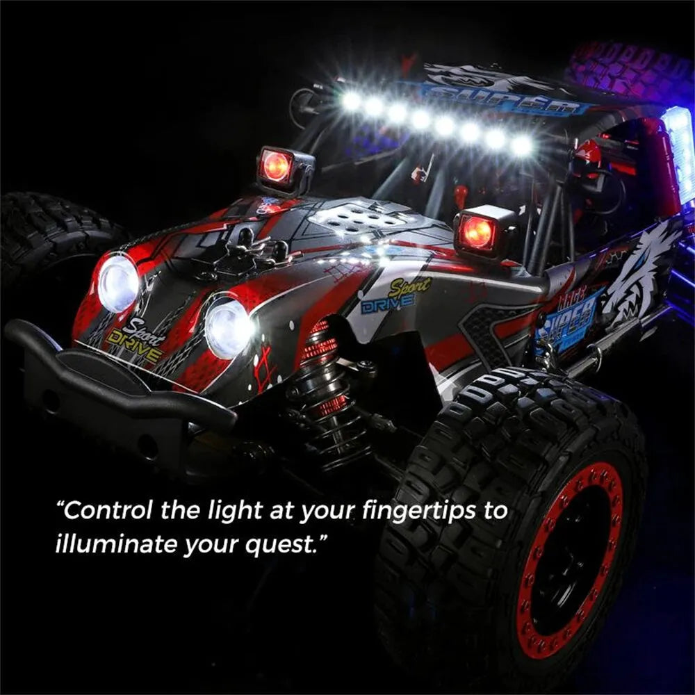 1/12 Scale 4WD RC Truck – Brushless Motor 60km/h Off-Road RC Car