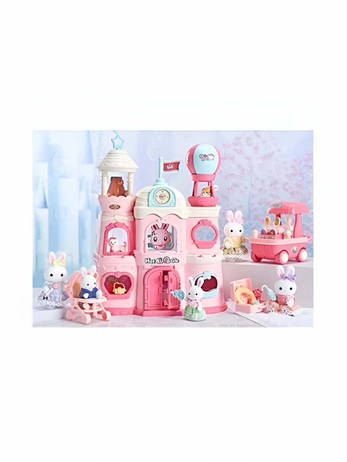 Bunny Haven Dollhouse – Cute Rabbit-Themed Playset for Kids | Adorable Mini Doll House Toy - NX13770