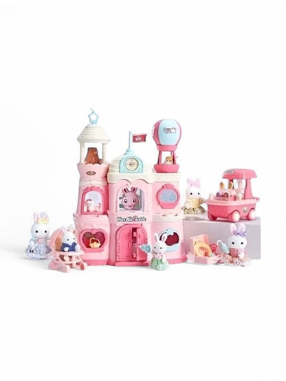 Bunny Haven Dollhouse – Cute Rabbit-Themed Playset for Kids | Adorable Mini Doll House Toy - NX13770